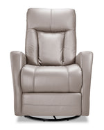 Bronco Swivel Glider Recliner - Taupe