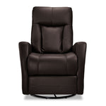 Bronco Swivel Glider Recliner - Dark Brown