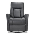 Bronco Swivel Glider Recliner - Dark Grey