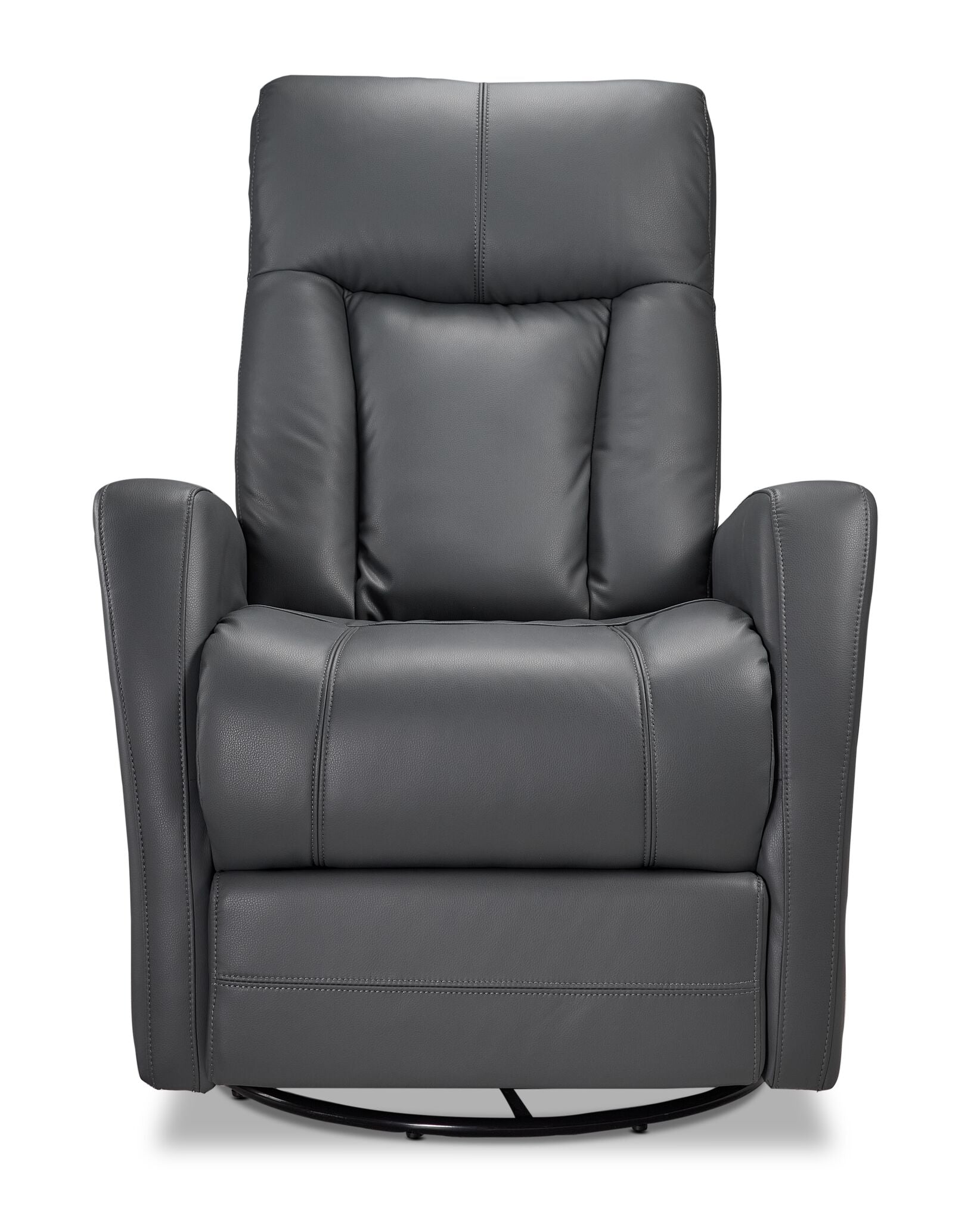 Bronco Swivel Glider Recliner - Dark Grey