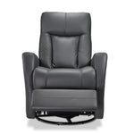 Bronco Swivel Glider Recliner - Dark Grey
