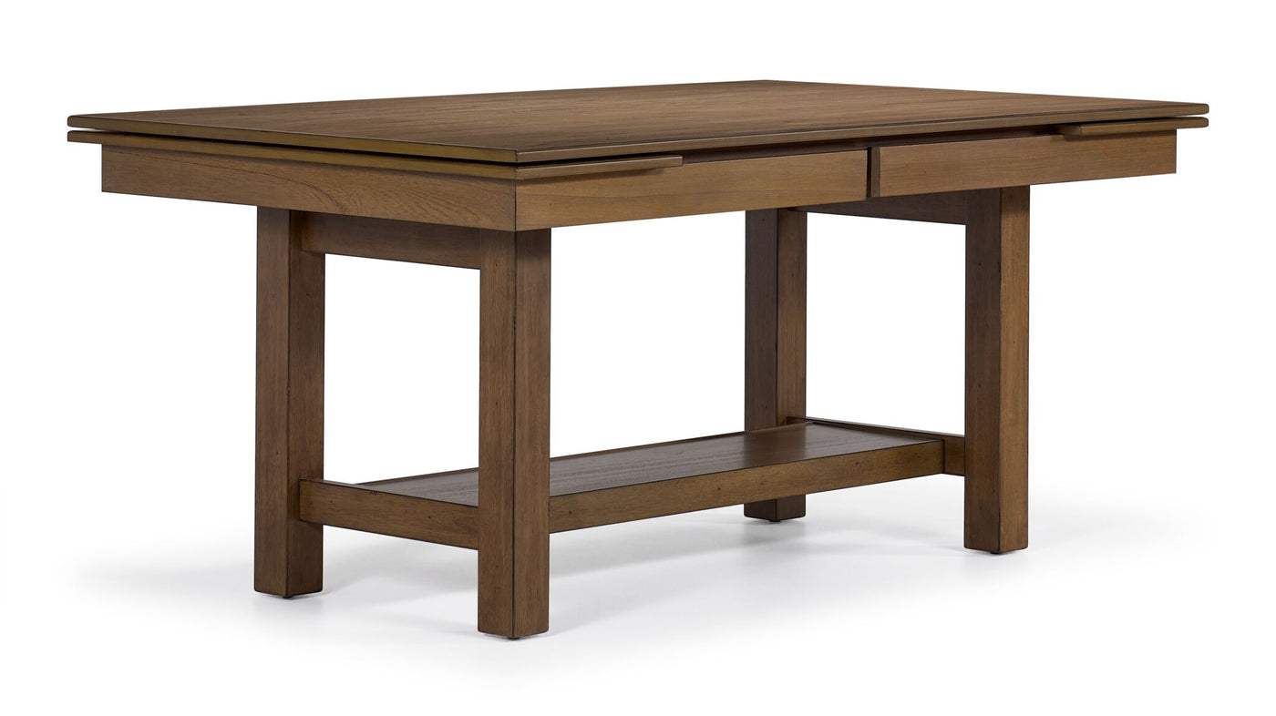 Brook Bay Extendable Dining Table - Sand , Brown