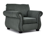 Brooklyn Sofa and Chair Set - Green