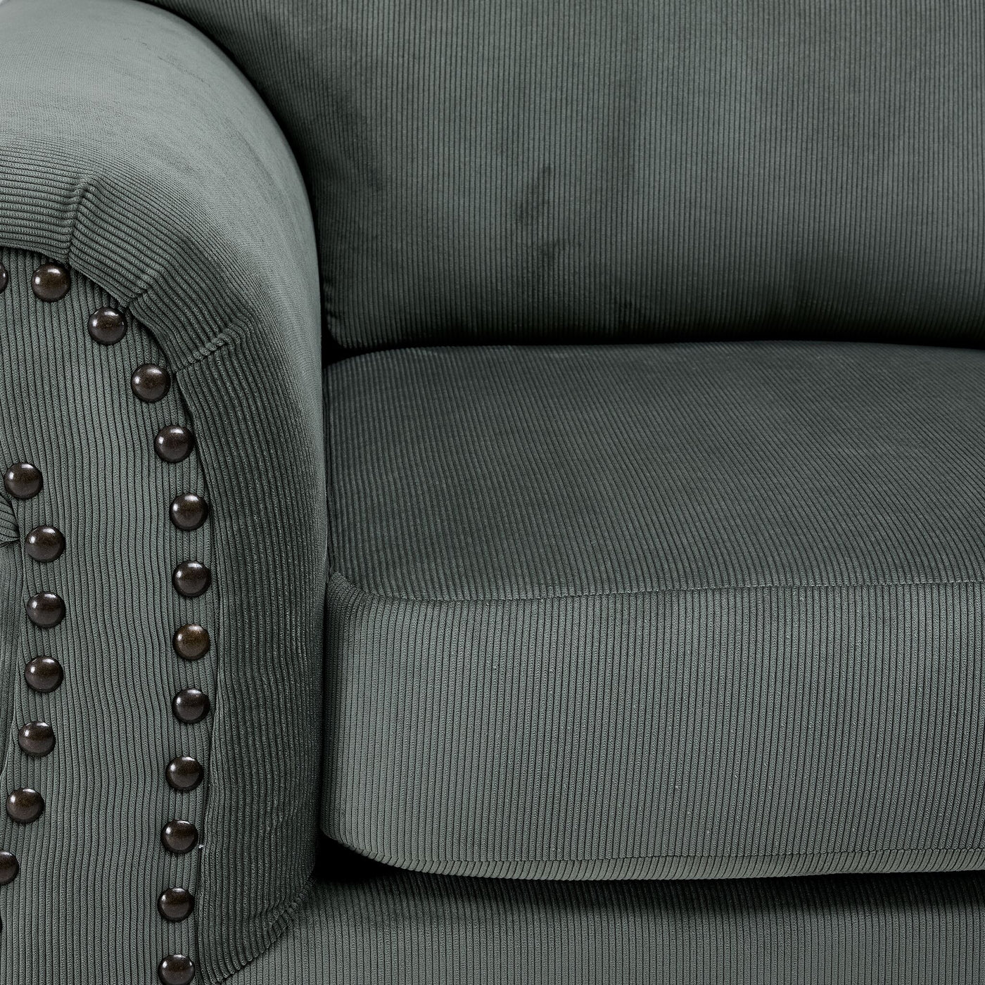 Brooklyn Sofa, Loveseat and Chair Set - Green