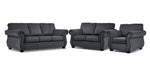 Brooklyn Sofa, Loveseat and Chair Set - Grey