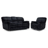 Burma Reclining Sofa and Chair Set - Graphite