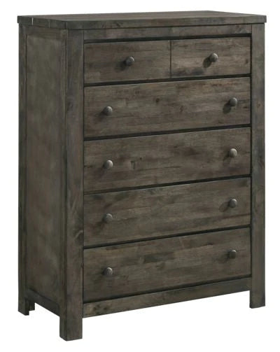 Cabin 5-Piece King Storage Bedroom Package - Grey