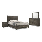 Cabin 6-Piece King Storage Bedroom Package - Grey