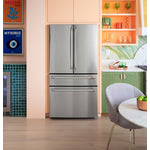 Café™ Stainless Steel French Door Refrigerator With Dual-Dispense AutoFill Pitcher (23.2 Cu.Ft.) - CJE23DP2WS1