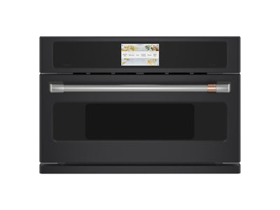 Café Matte Black 30'' Smart Five-in-One Wall Oven with 120V Advantium® Technology - CSB913P3VD1