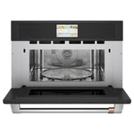 Café Matte Black 30'' Smart Five-in-One Wall Oven with 120V Advantium® Technology - CSB913P3VD1