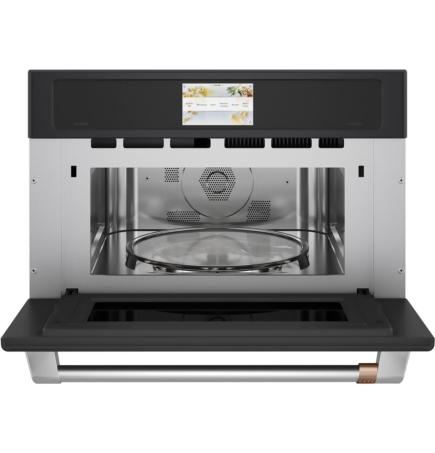 Café Matte Black 30'' Smart Five-in-One Wall Oven with 120V Advantium® Technology - CSB913P3VD1