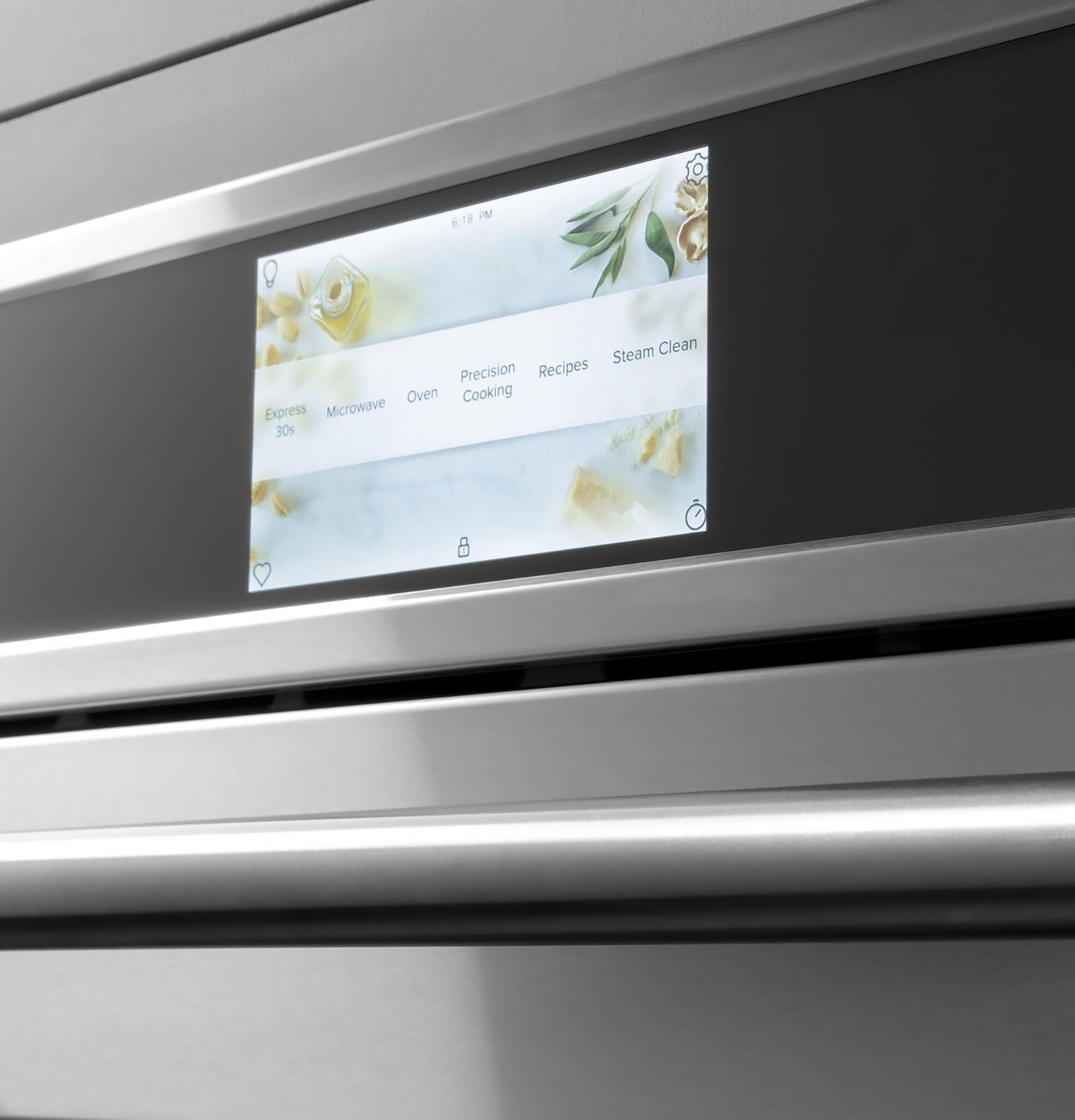 Café Stainless Steel 30" Smart Five-in-One Wall Oven with 120V Advantium® Technology - CSB913P2VS1