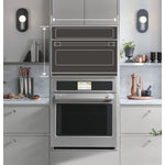 Café Stainless Steel 30" Smart Five-in-One Wall Oven with 120V Advantium® Technology - CSB913P2VS1