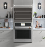 Café Stainless Steel 30'' Smart Five-in-One Wall Oven with 240V Pro Advantium® Technology - CSB923P2VS1