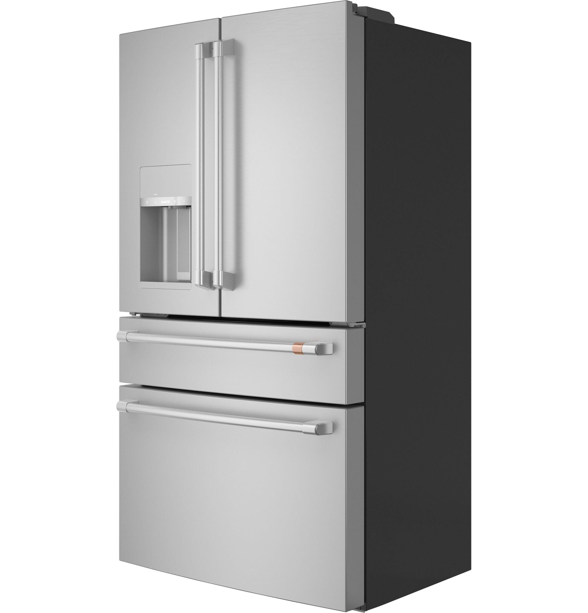 Café 35.75" 22.3 Cu. Ft. Stainless Steel Smart Counter-Depth 4-Door French Door Refrigerator - CXE22DP2PS1