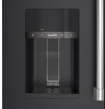 Café 35.75" 22.3 Cu. Ft. Matte Black Smart Counter-Depth 4-Door French Door Refrigerator - CXE22DP3PD1