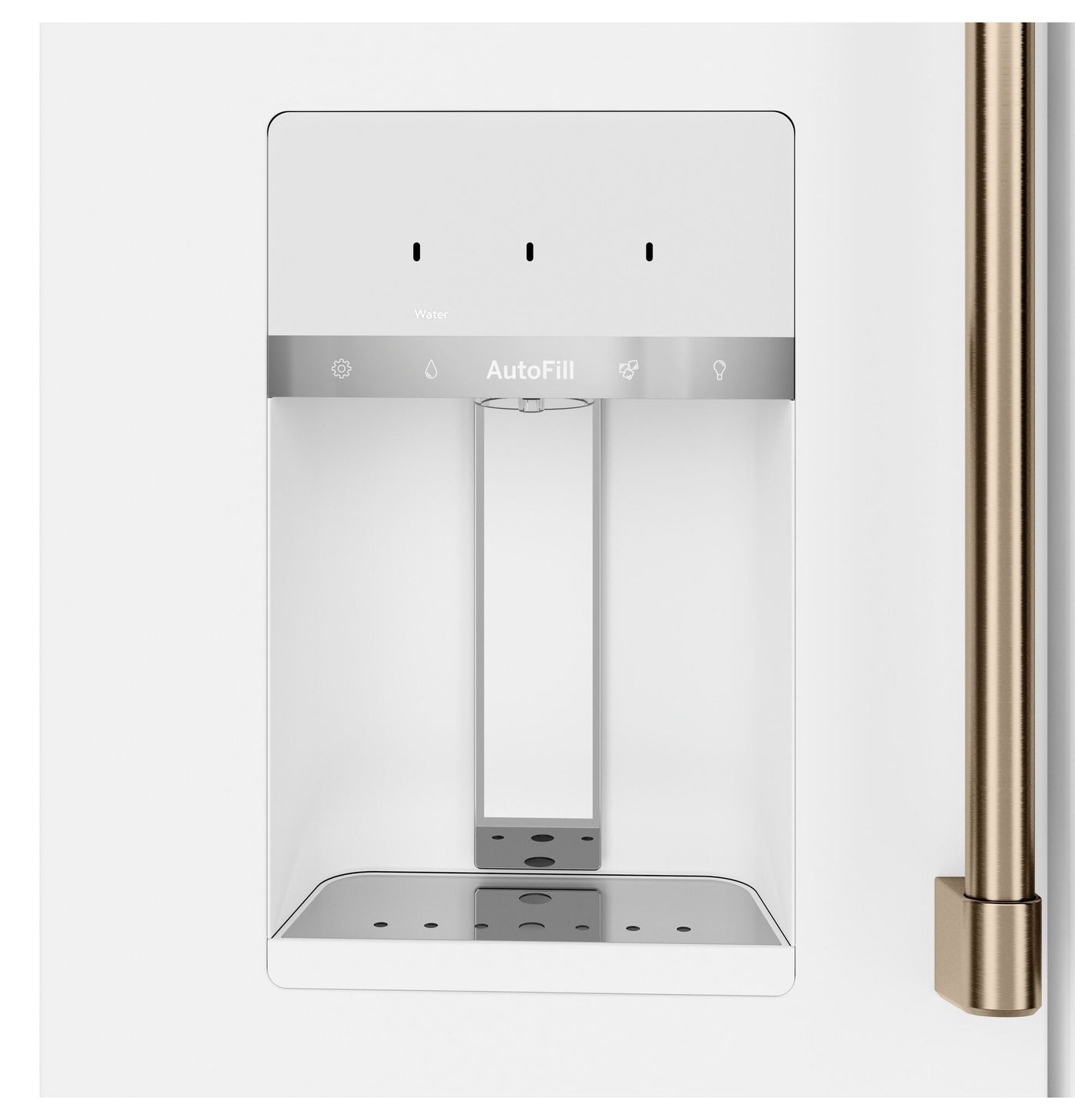 Café Matte White Smart Counter-Depth 4-Door French-Door Refrigerator (22.3 Cu.Ft.) - CXE22DP4PW2