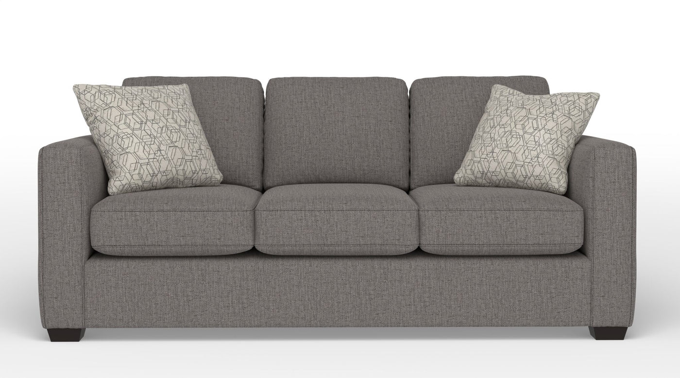 Caleb Queen Sofa Bed with Innerspring Mattress - Patina Grey
