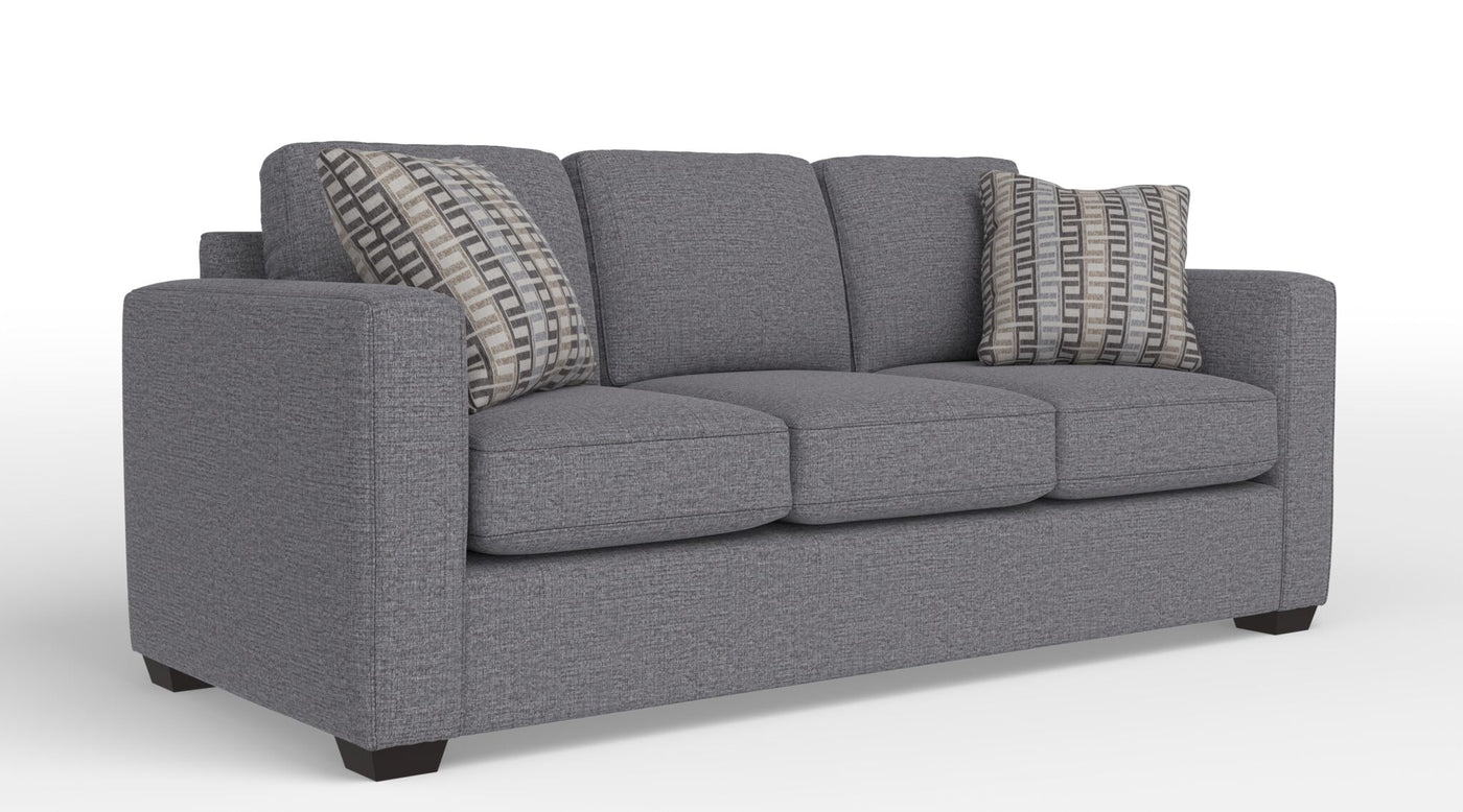Caleb Queen Sofa Bed with Innerspring Mattress - Safari Grey