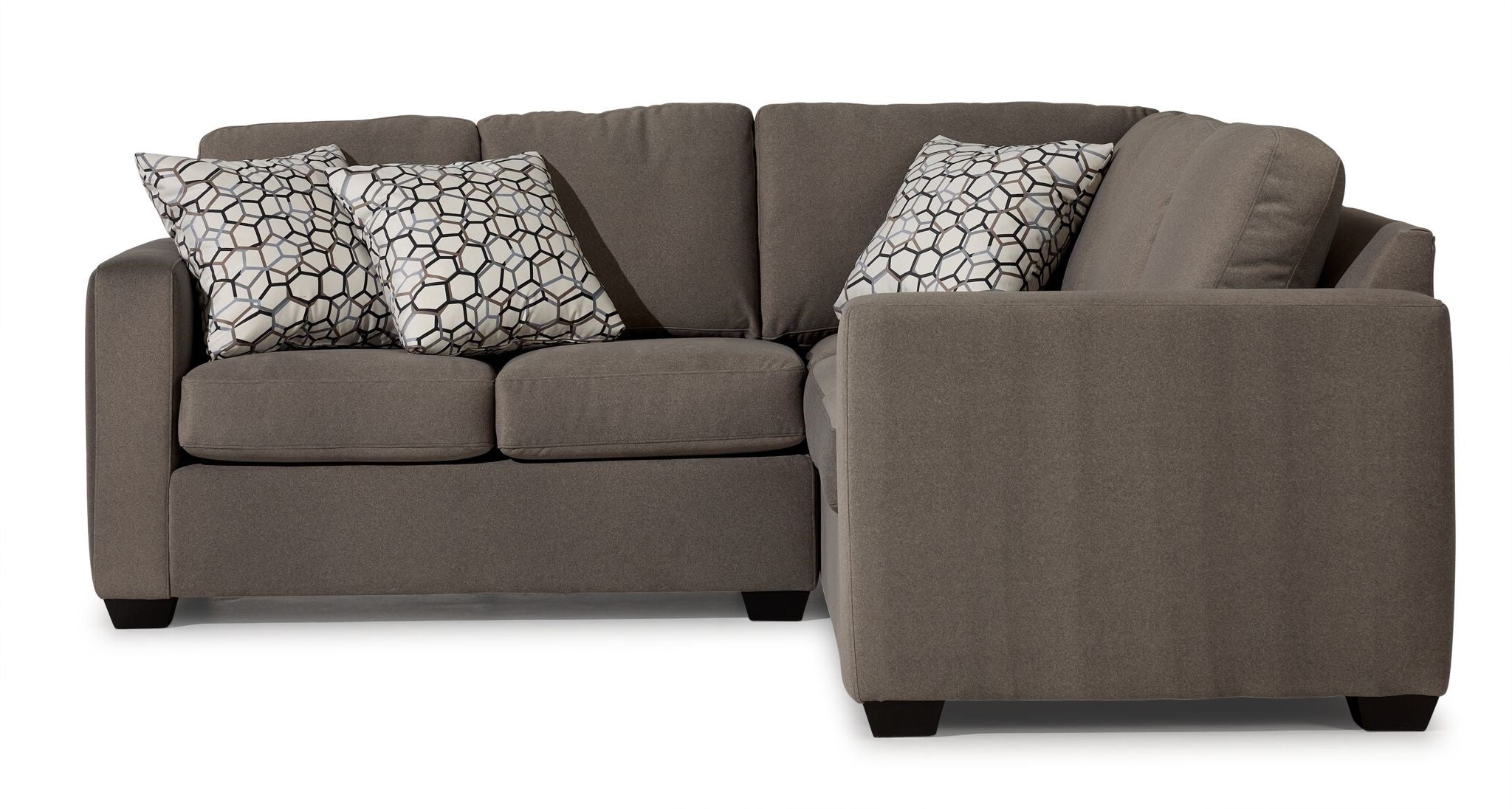 Caleb 2-Piece Sectional with Left-Facing Loveseat - Arlo Brown