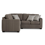 Caleb 2-Piece Sectional with Right-Facing Loveseat - Arlo Brown