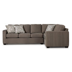 Caleb 2-Piece Sectional with Left-Facing Sofa - Arlo Brown