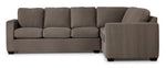 Caleb 2-Piece Sectional with Left-Facing Sofa - Arlo Brown