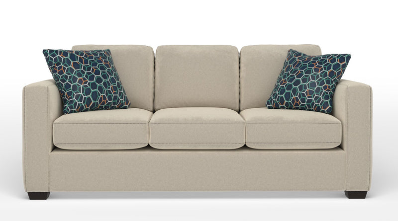 Caleb Queen Sofa Bed with Innerspring Mattress - Arlo Beige | Leon's
