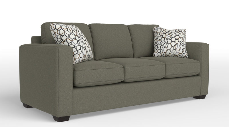 Caleb Queen Sofa Bed with Innerspring Mattress - Flax Brown | Leon's