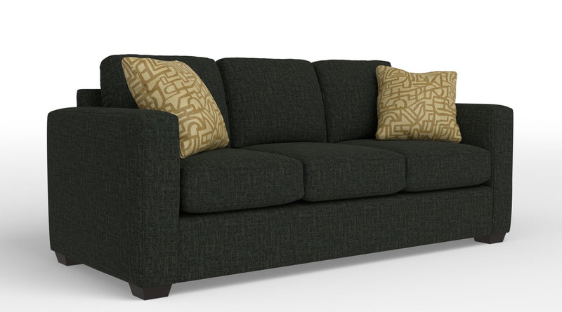 Caleb Queen Sofa Bed with Innerspring Mattress - Bondi Dark Grey | Leon's