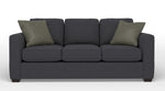 Caleb Queen Sofa Bed with Innerspring Mattress - Cabana Dark Grey