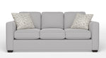 Caleb Queen Sofa Bed with Innerspring Mattress - Smoke Light Grey