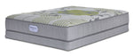 BeautySleep Max Calm Tight Top Firm Queen Mattress and Low Profile Boxspring Set