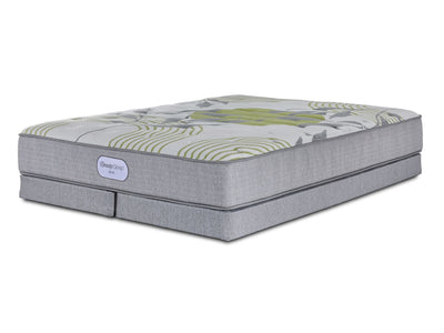 BeautySleep Max Calm Tight Top Firm Queen Mattress and Low Profile Split Boxspring Set