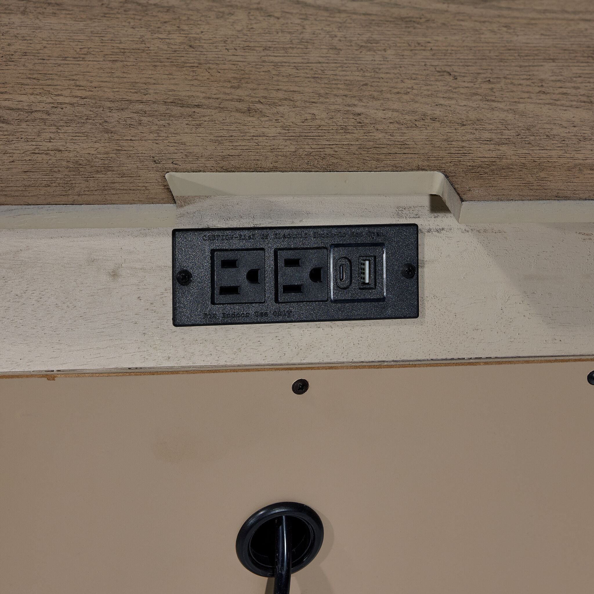 Camelot Night Table - Burnished Beige