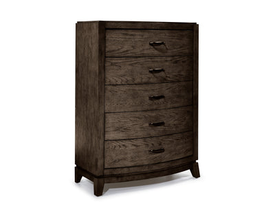 Camelot 5-Drawer Chest - Coffee Bean