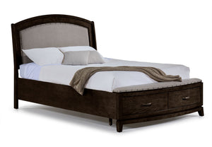 Camelot 3 - Piece King Storage Bed - Coffee Bean