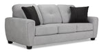 Carolina Sofa and Chair Set - Light Grey