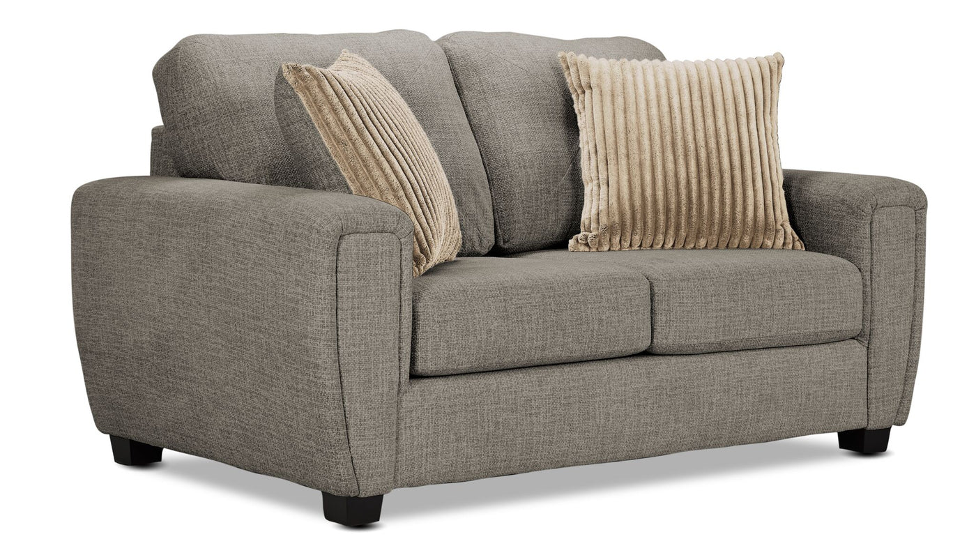 Carolina Sofa, Loveseat and Chair Set - Brown