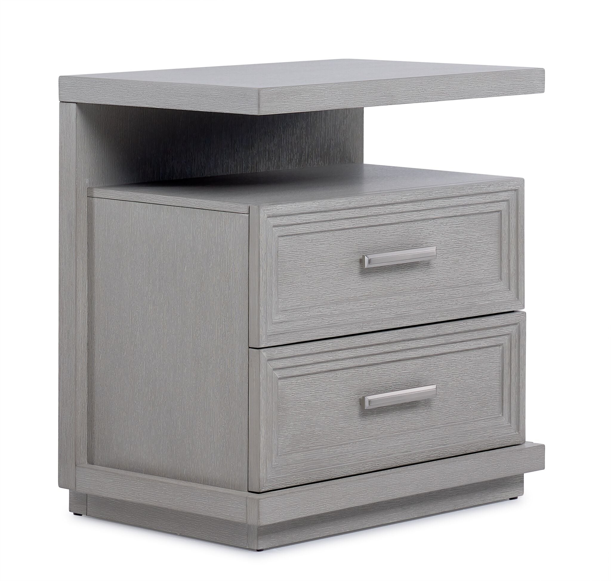 Fresh Perspective Cascade Night Table - Dovetail Grey