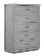 Fresh Perspective Cascade 5-Drawer Chest - Dovetail Grey