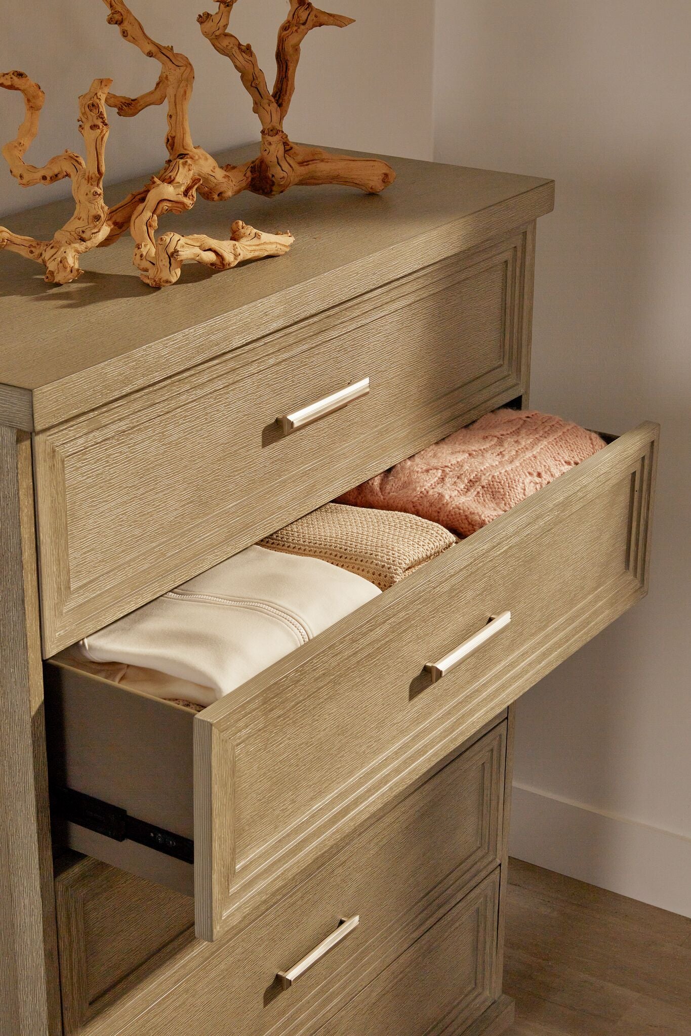 Fresh Perspective Cascade 5-Drawer Chest - Dovetail Grey