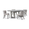 Fresh Perspective Cascade 5-Piece Extendable Dining Set - Dovetail Grey