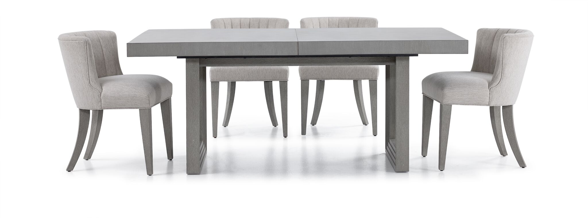 Fresh Perspective Cascade 5-Piece Extendable Dining Set - Dovetail Grey