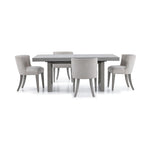 Fresh Perspective Cascade 5-Piece Extendable Dining Set - Dovetail Grey