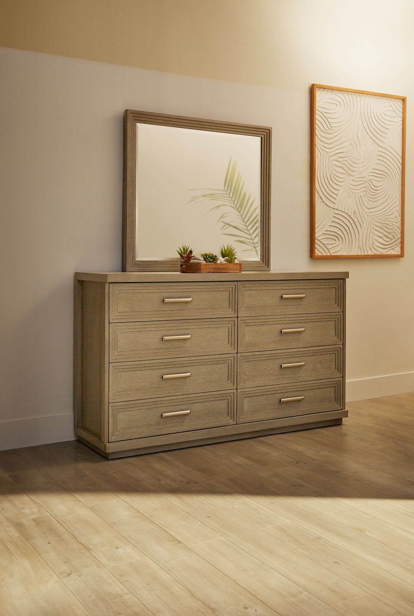 Fresh Perspective Cascade 8-Drawer Dresser - Dovetail Grey | Leon's