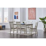 Caylie 7-Piece Dining Set - Ivory, Driftwood