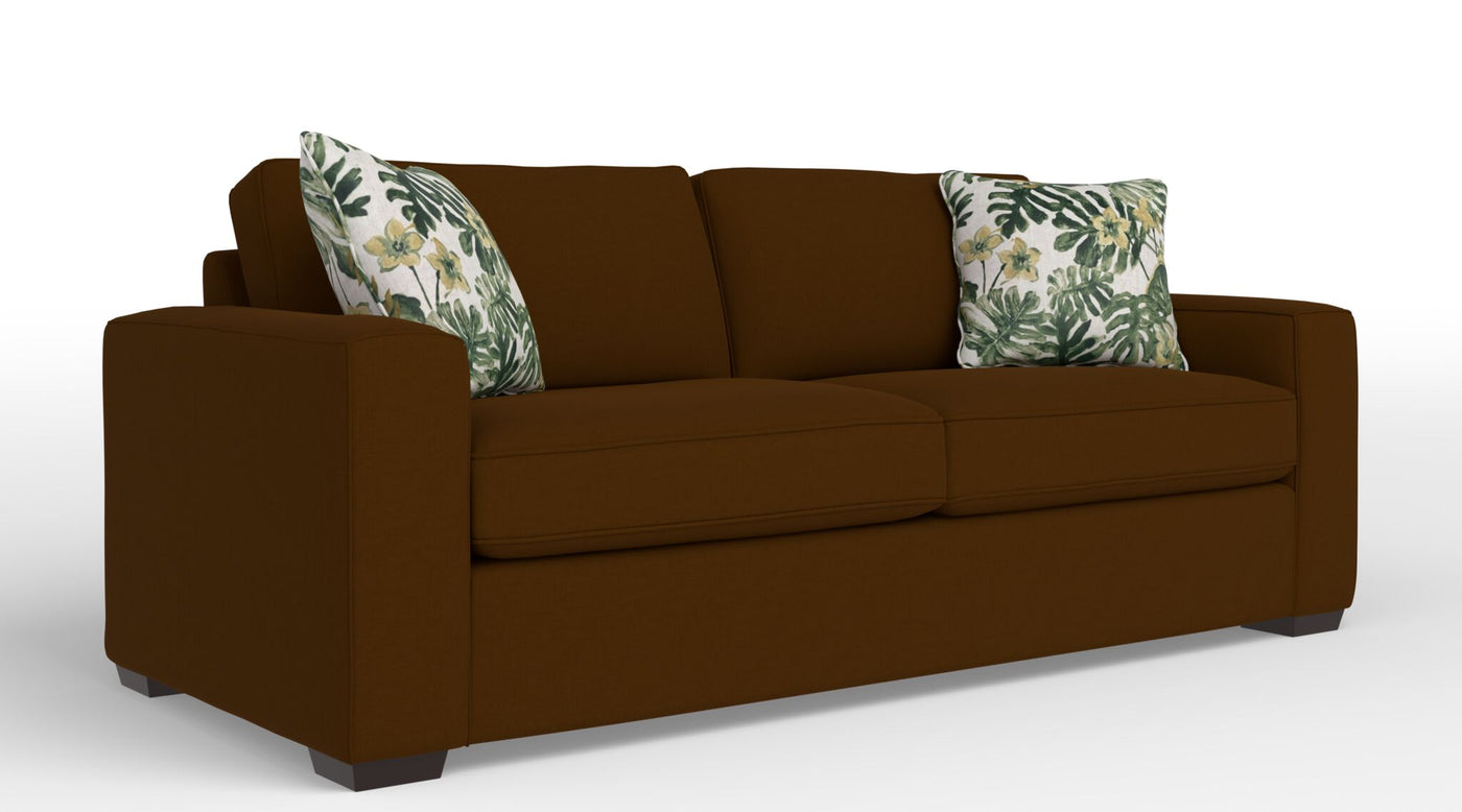 Celeste Queen Sofa Bed with Innerspring Mattress - Lido Gold