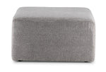Celeste Square Ottoman - Snoopy Grey
